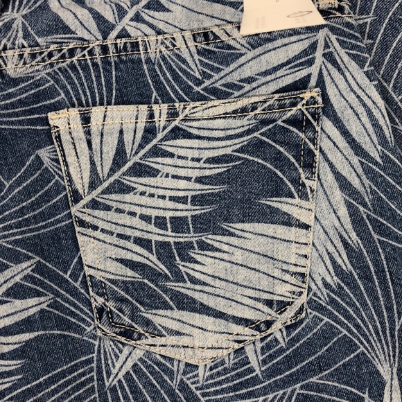 Current/Elliot Stiletto High Rise Palm Print Jeans - Picture 7 of 7